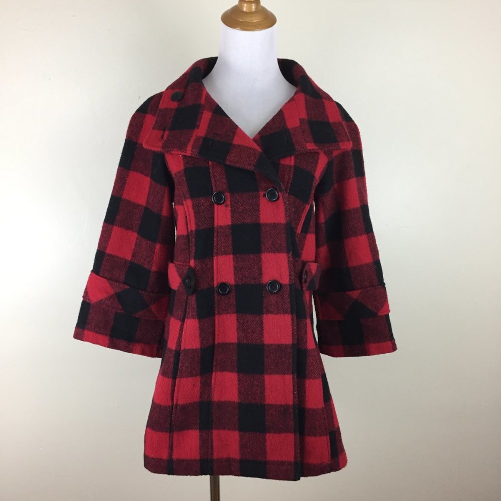 Pins & Needles Double Button Wool Blend Jacket View 4
